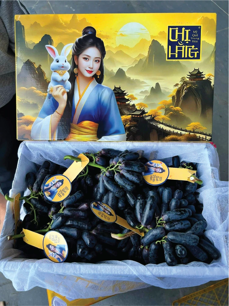 Nho Ngón Tay Sweet Sapphire
