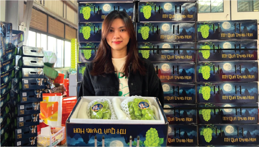 Nho Mẫu Đơn Shine Muscat 