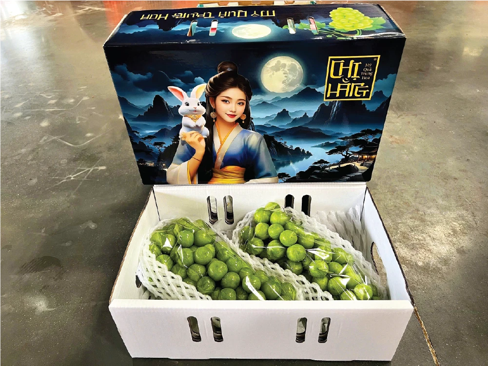 Nho Mẫu Đơn Shine Muscat 