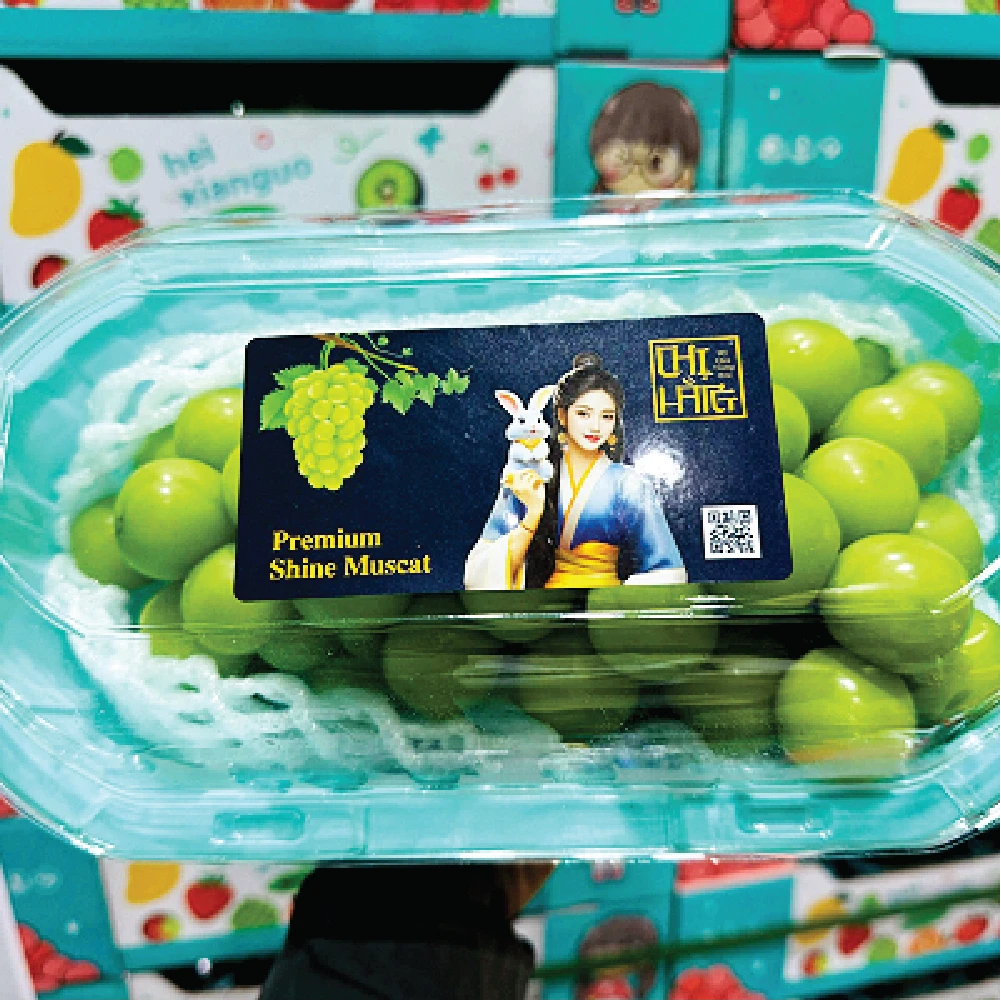 Nho Mẫu Đơn Shine Muscat 