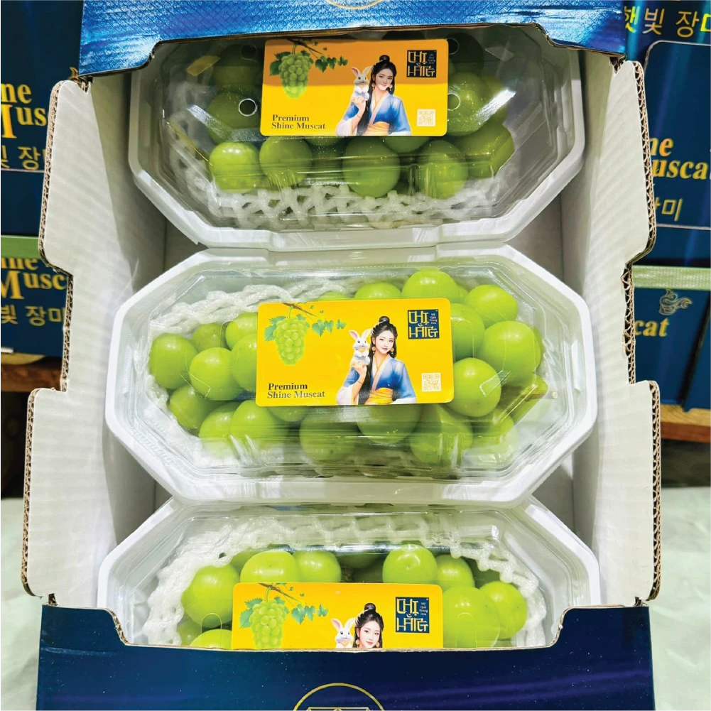 Nho Mẫu Đơn Shine Muscat 