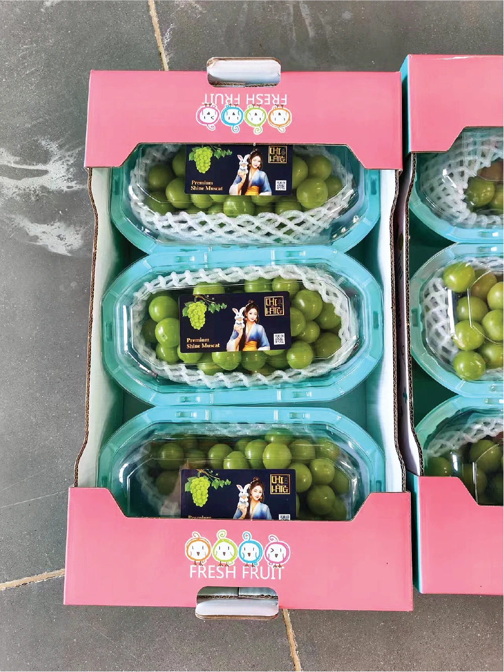 Nho Mẫu Đơn Shine Muscat 